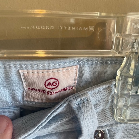 Adriano Goldschmeid The Prima Crop Baby Blue Jeans-32R - Picture 3 of 6